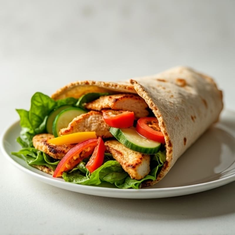 Grilled Chicken Fresh Veggie Wrap