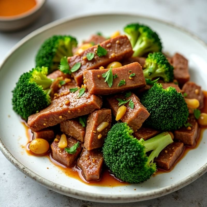 Ginger-Garlic Beef and Broccoli Stir-Fry