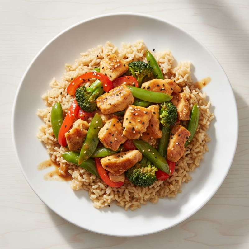 Teriyaki Chicken Stir-Fry with Vegetables