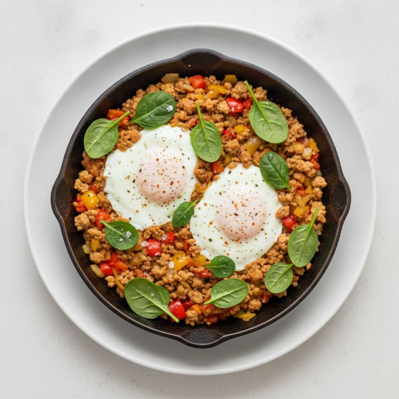 Loaded Breakfast Skillet with Eggs