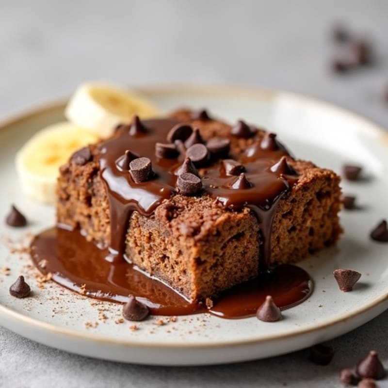 Gooey Chocolate Protein Baked Oats