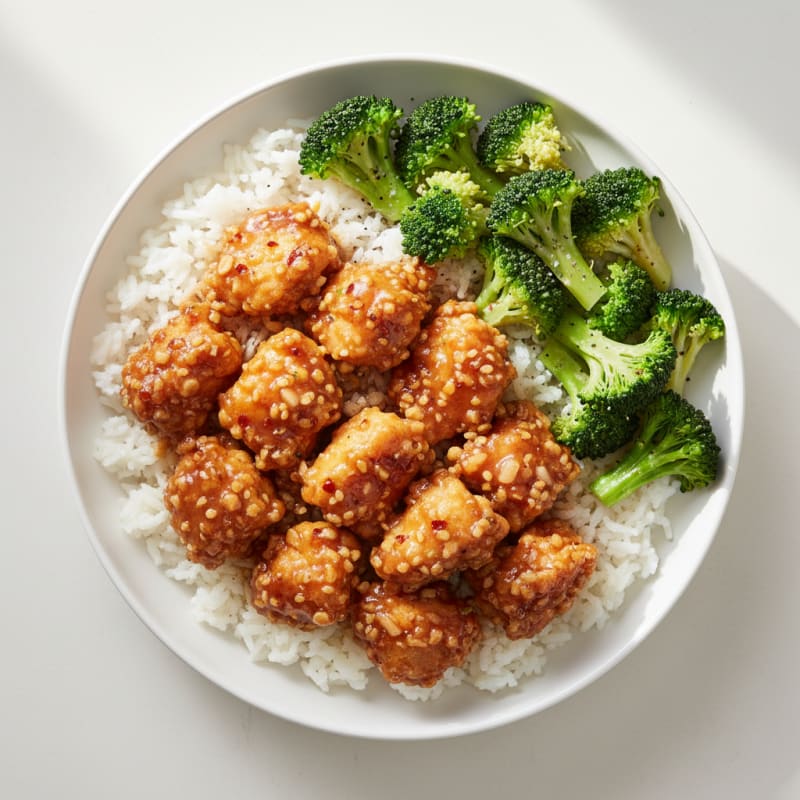 Sweet and Savory General Tso's Chicken