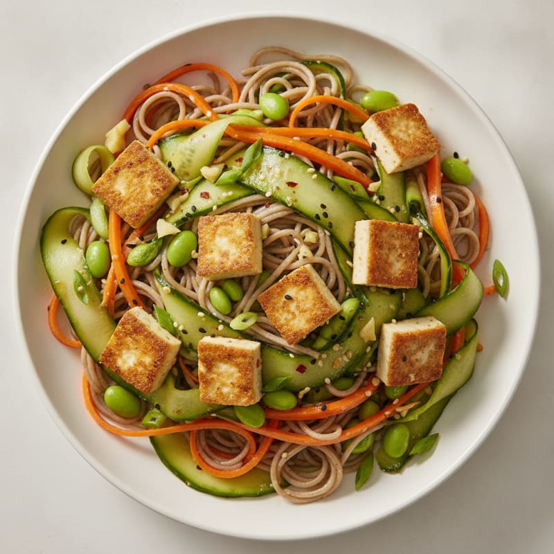 Asian Cucumber Carrot Ribbon Salad