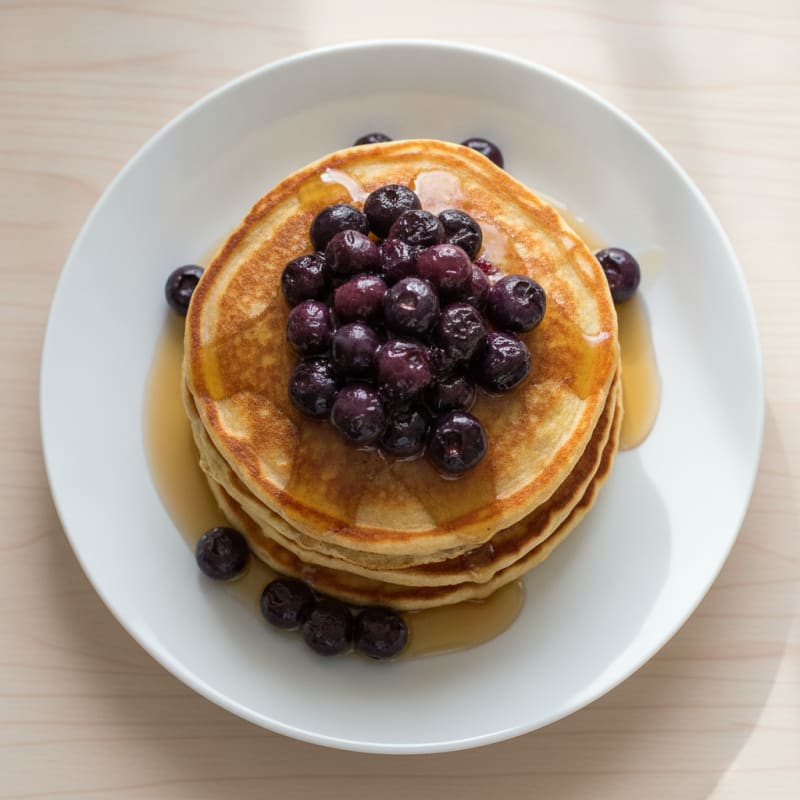 Sweet Tofu Berry Pancakes