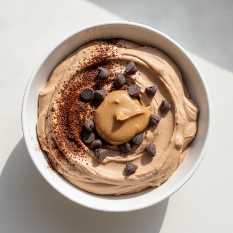 Silky Chocolate Protein Mousse with Greek Yogurt