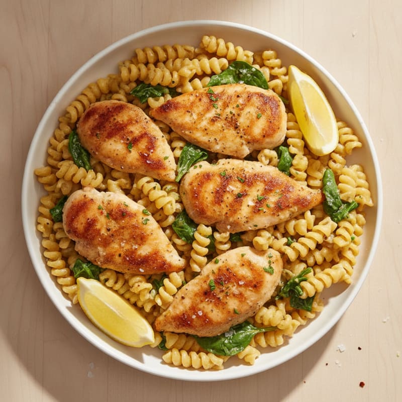 Garlic Herb Butter Chicken Pasta