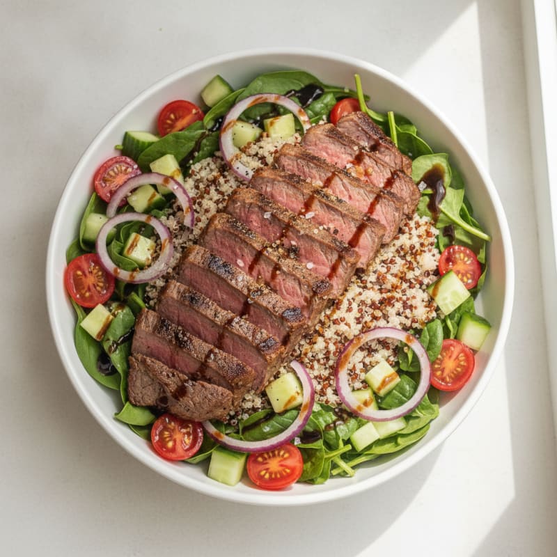 Seared Beef and Quinoa Power Bowl