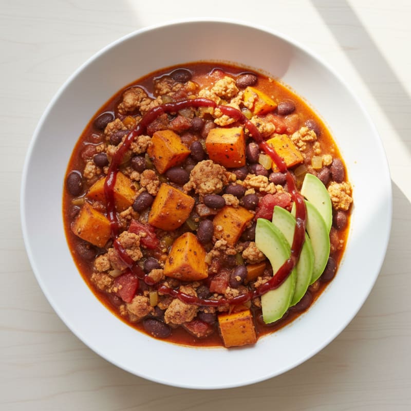 Sweet Potato and Black Bean Chili