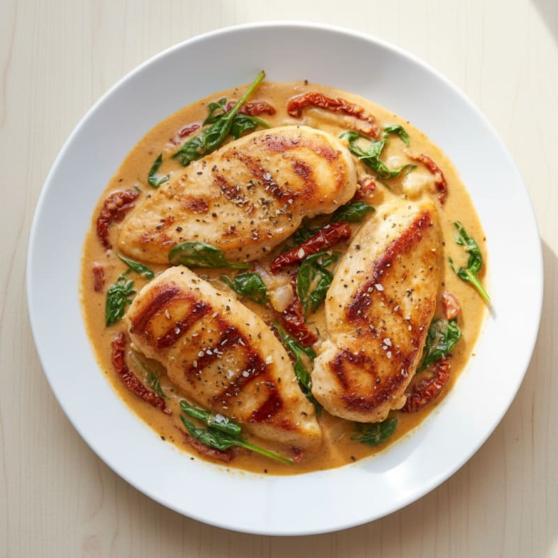 Creamy Tuscan Chicken Skillet