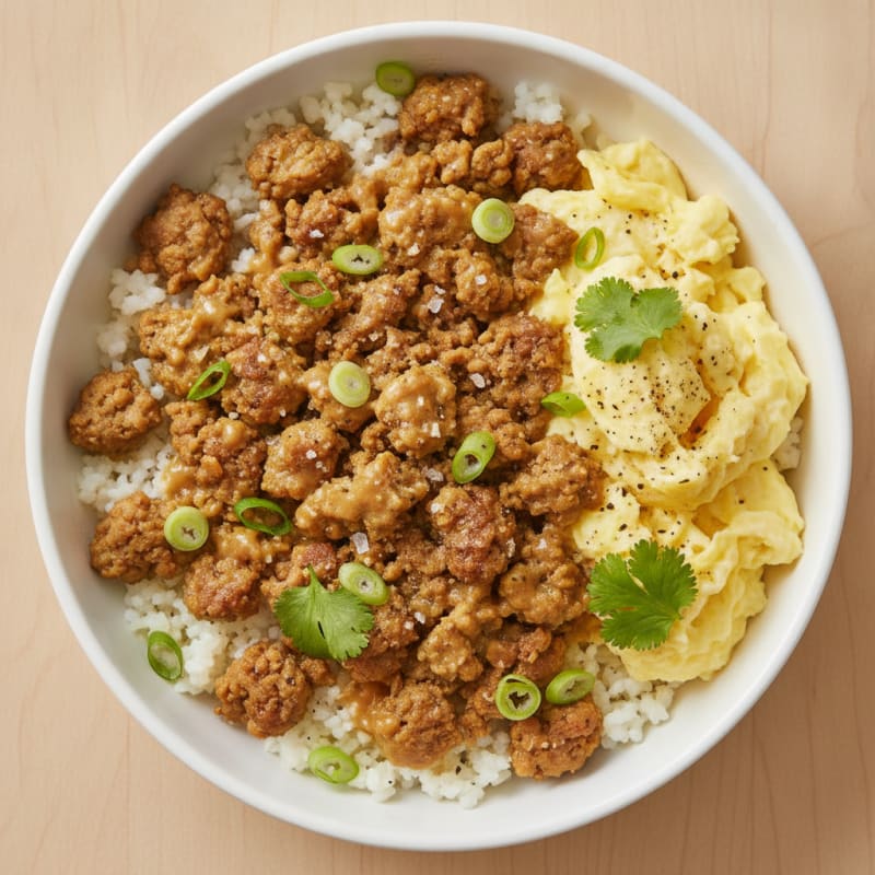 Ginger-Lime Impossible Breakfast Bowl