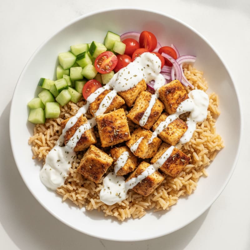 Chicken Shawarma Rice Bowl