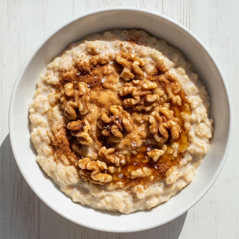 High-Protein Maple Brown Sugar Oatmeal
