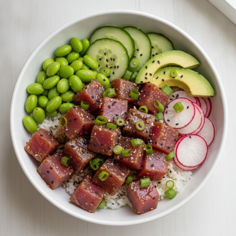 Ahi Tuna Poke Bowl
