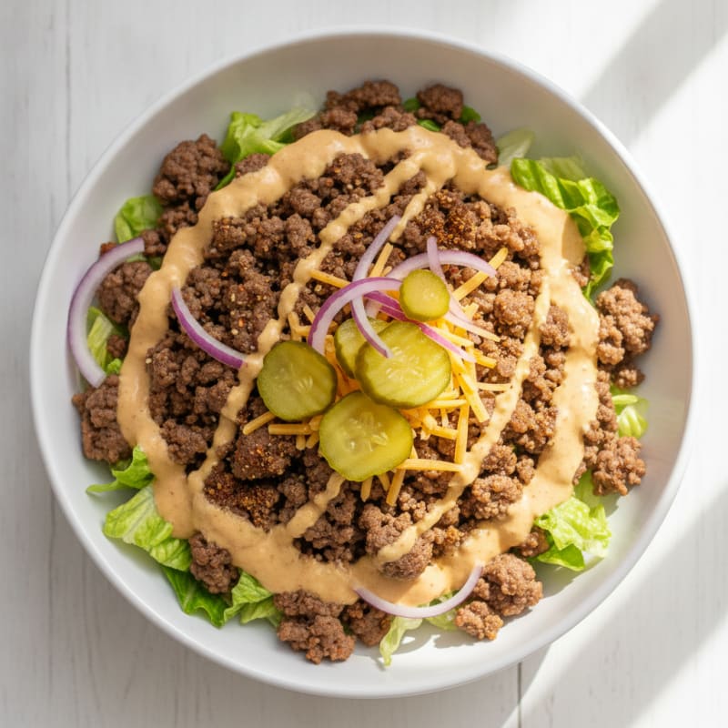 Big Mac Protein Bowl