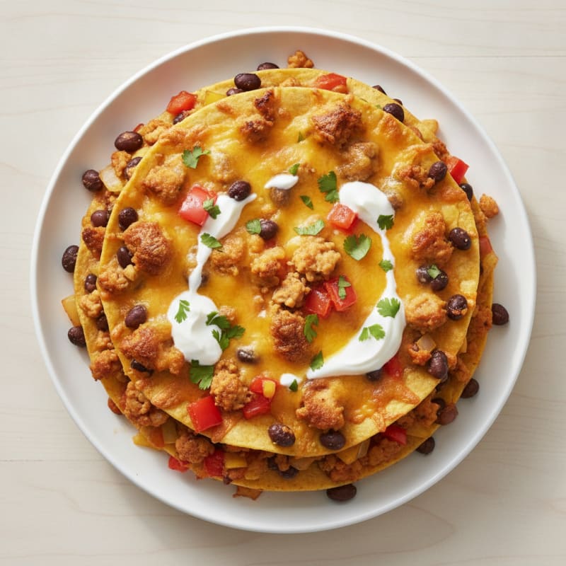 Cheesy Tortilla Bake