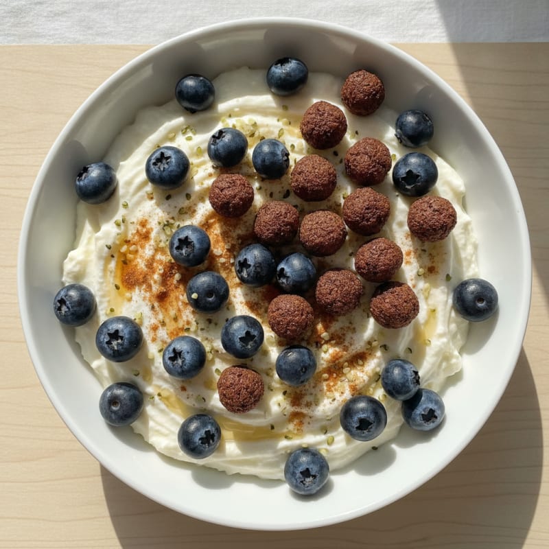 Blueberry Greek Yogurt Protein Bowl