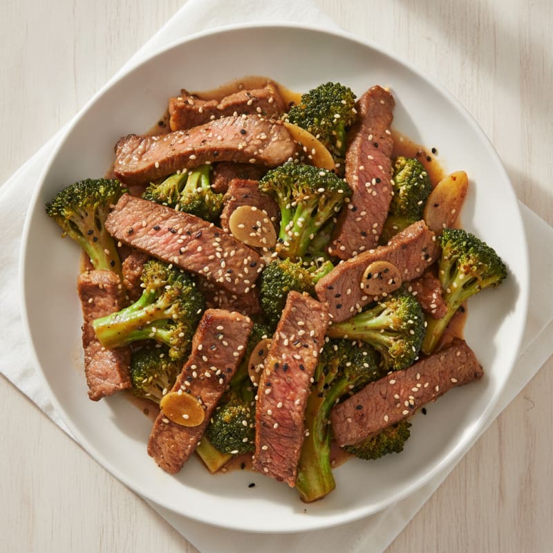 Sesame Beef and Broccoli Stir-Fry