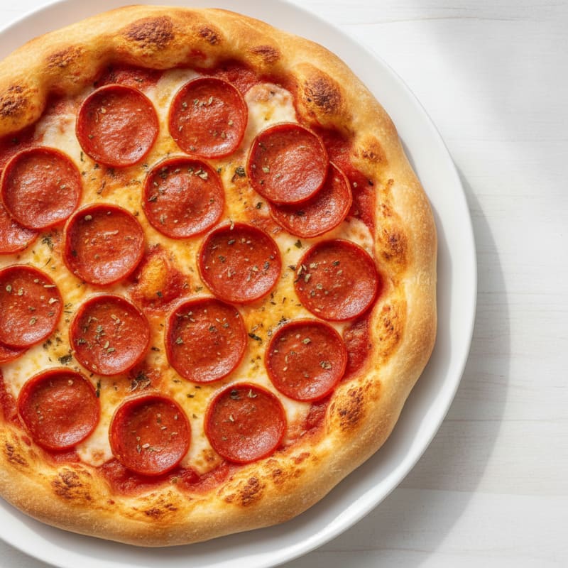 Pepperoni Stuffed Crust Pizza