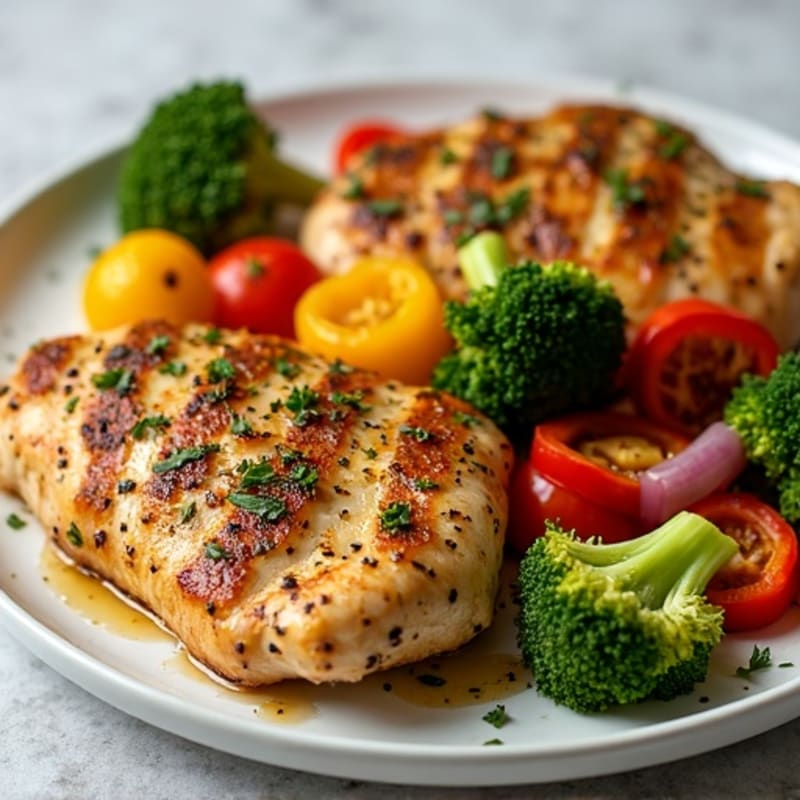 Sheet Pan Lemon Herb Chicken with Crispy Roasted Vegetables