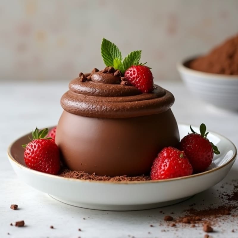Creamy Dark Chocolate Avocado Mousse