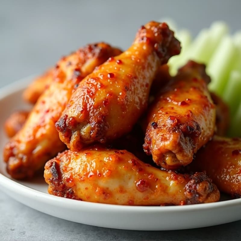 Crispy Baked Honey Garlic Chicken Wings