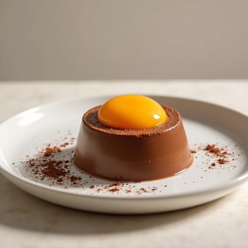Creamy High-Protein Chocolate Egg Custard