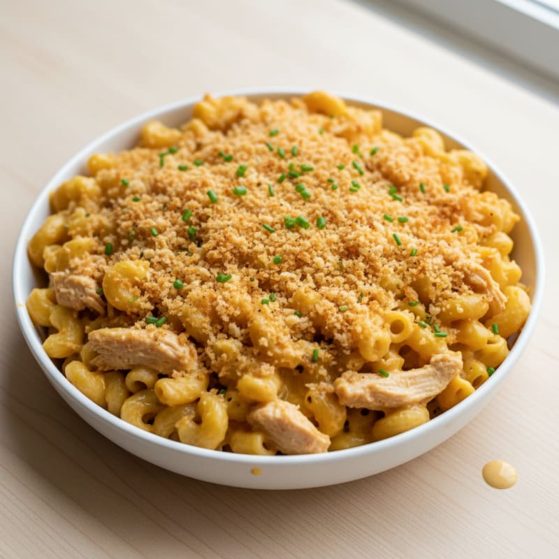 Baked Macaroni and Cheese with Toasted Breadcrumbs