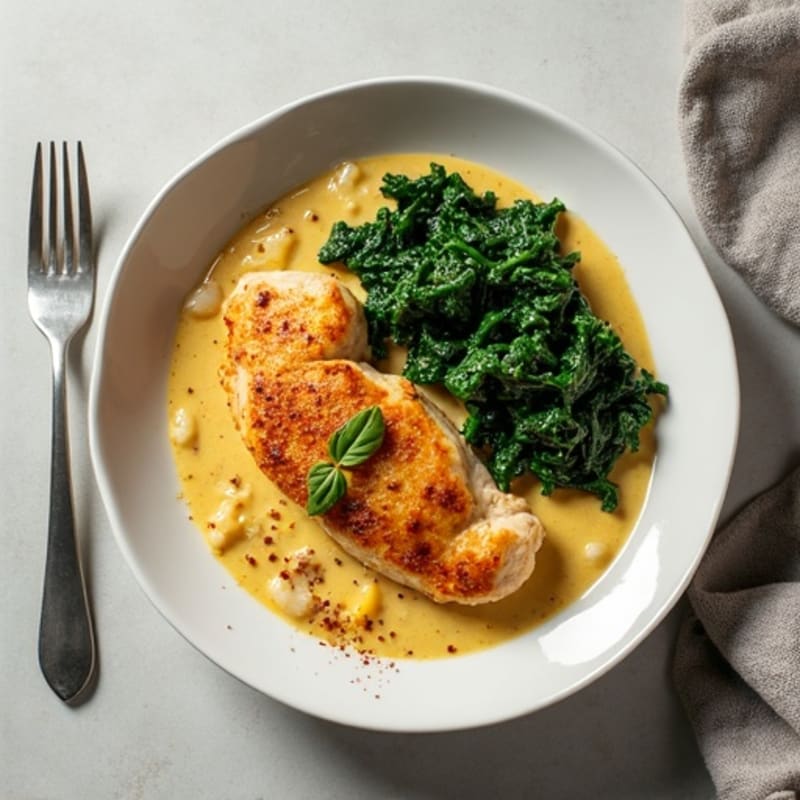 Healthy Creamy Spiced Chicken