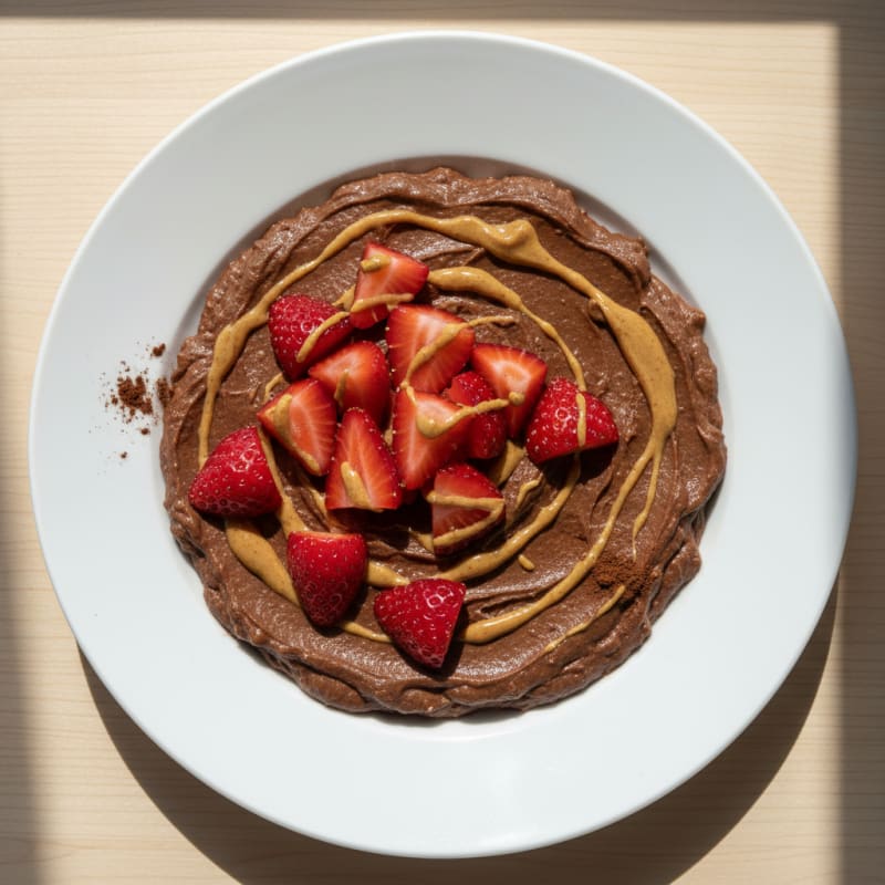Creamy Cottage Cheese and Chocolate Protein Pudding