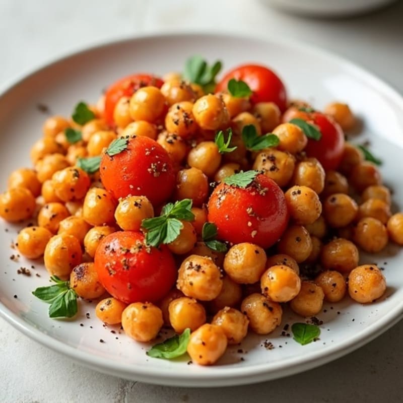 Hearty Spiced Chickpeas with Tomatoes