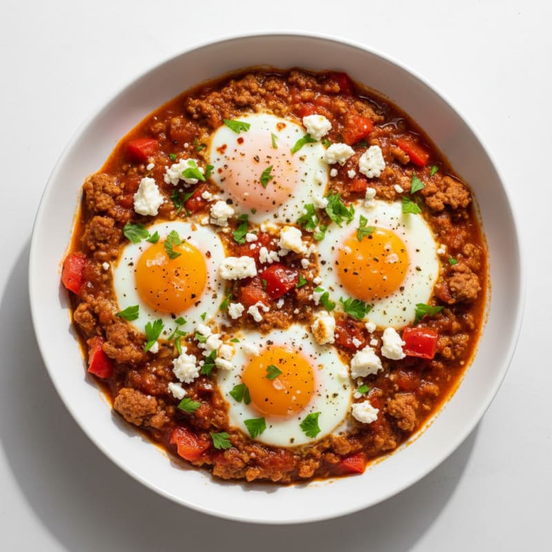 Zesty Baked Eggs with Smoky Tomato Sauce