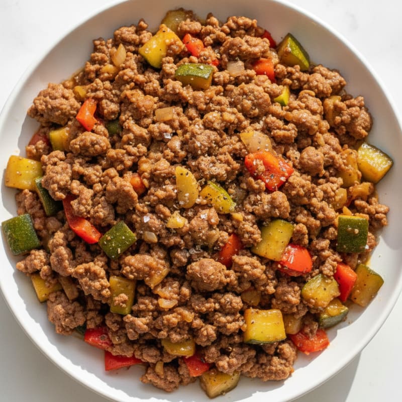 Ground Beef and Vegetable Skillet