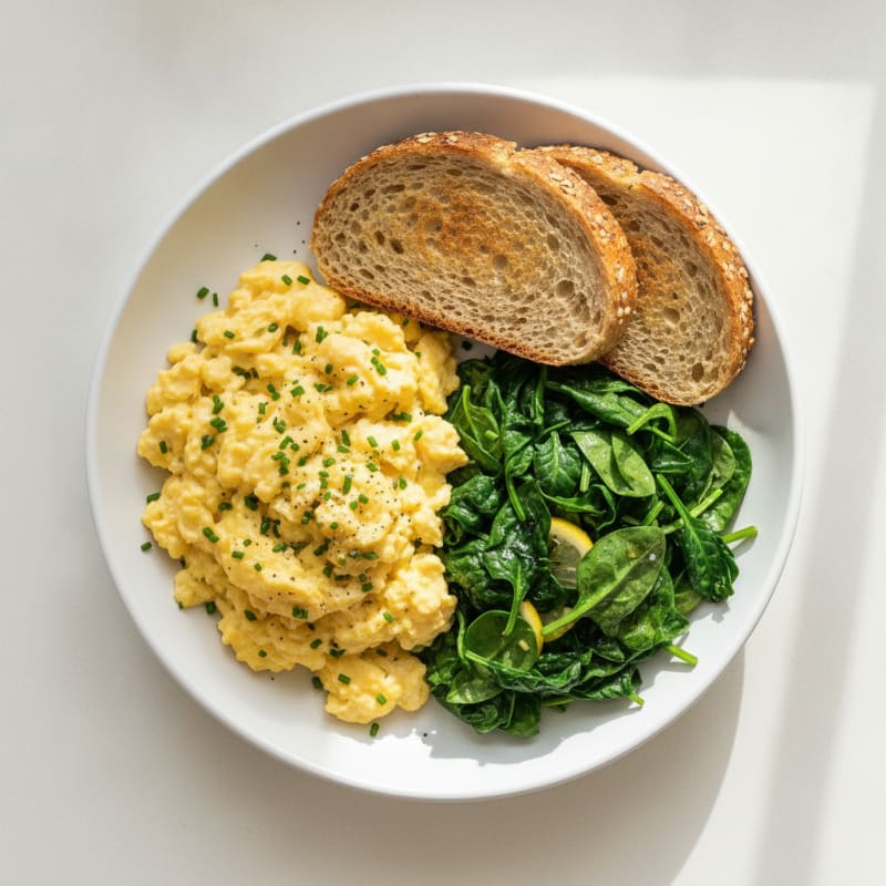 Classic Scrambled Eggs with Chives