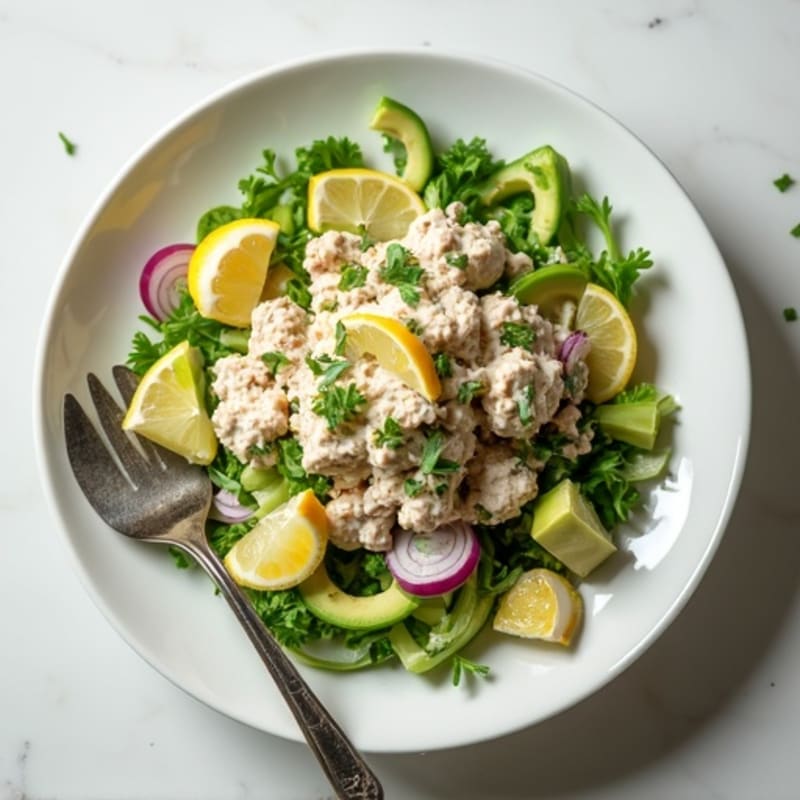 Creamy Lemon Herb Tuna Salad