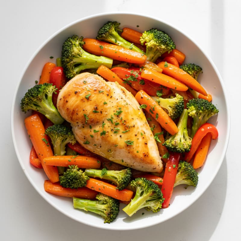Lemon Herb Chicken with Roasted Vegetables