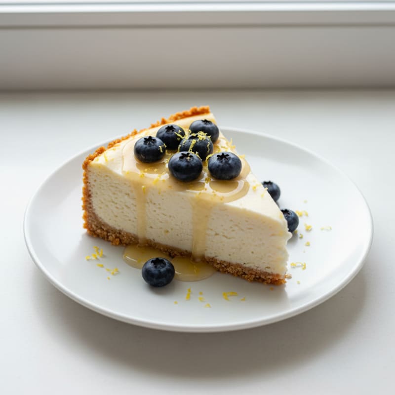 Creamy Greek Yogurt Protein Cheesecake
