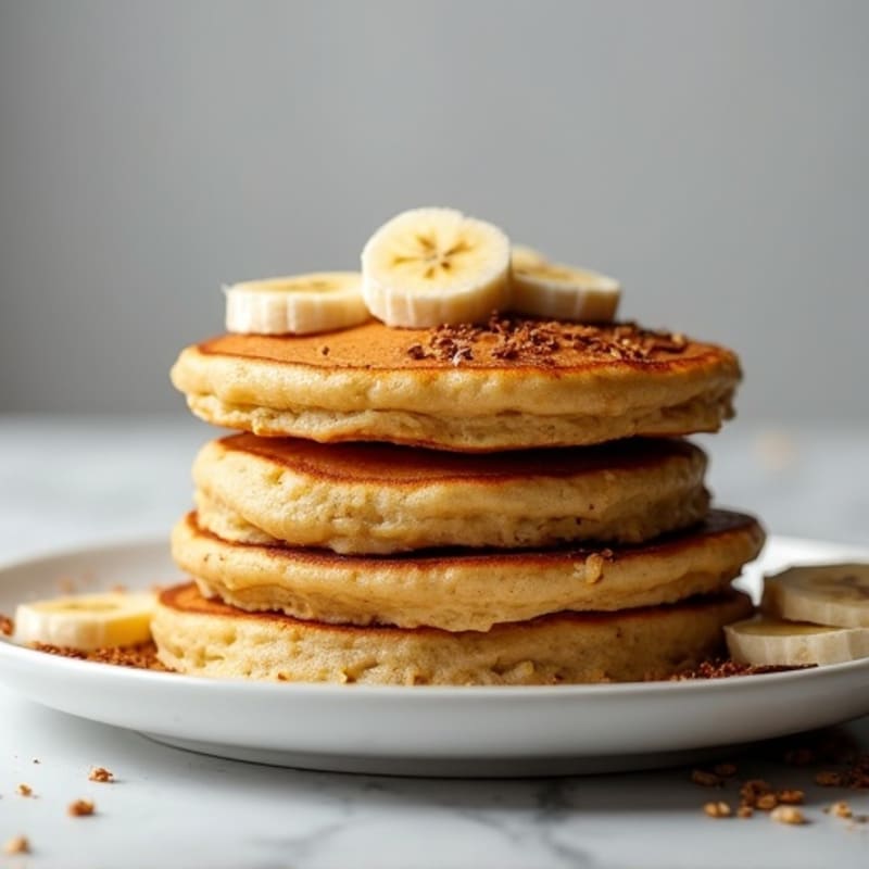 Protein-Packed Banana Oat Pancakes