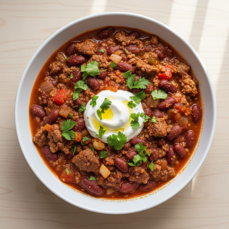 Hearty Beef and Bean Chili