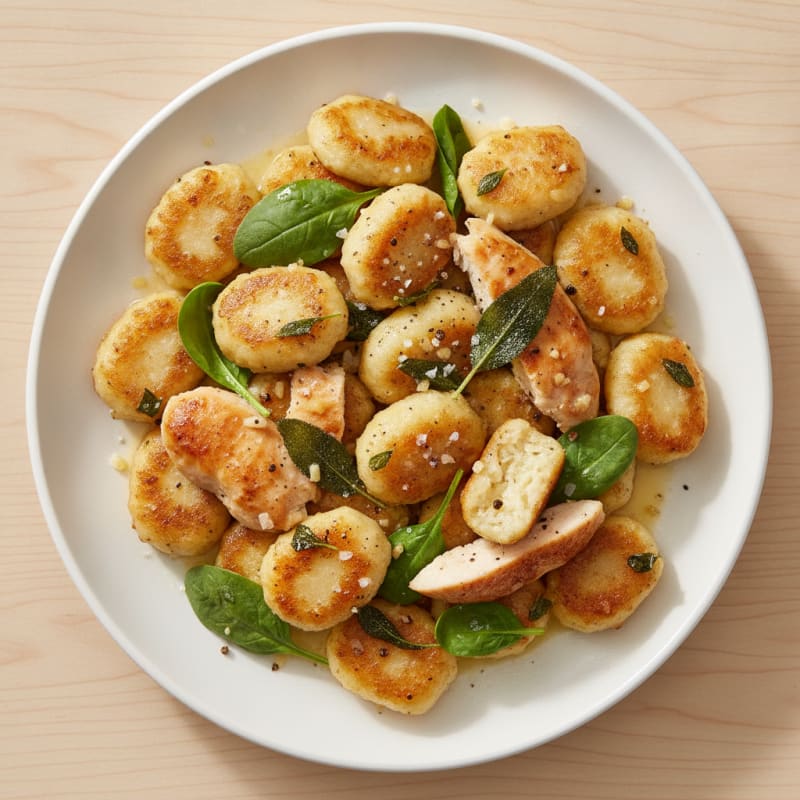 Ricotta Gnocchi with Sage Butter Sauce