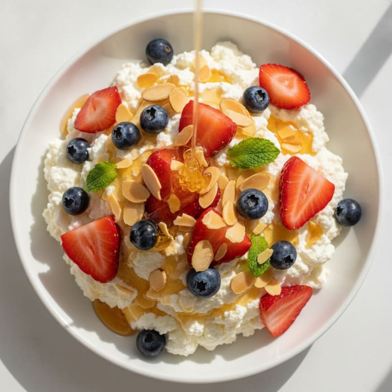 Cottage Cheese Protein Berry Bowl