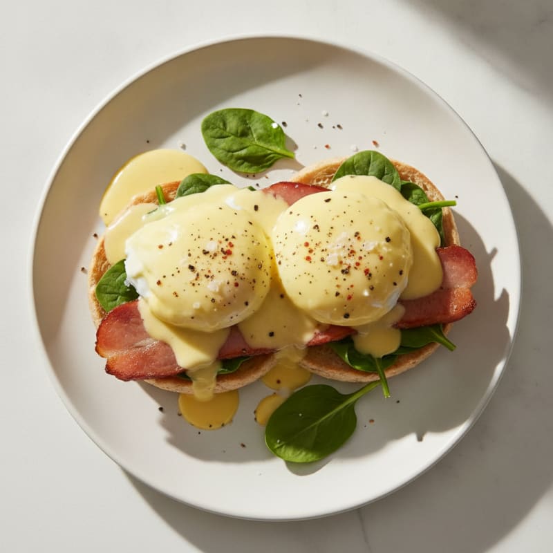 Classic Eggs Benedict with Hollandaise