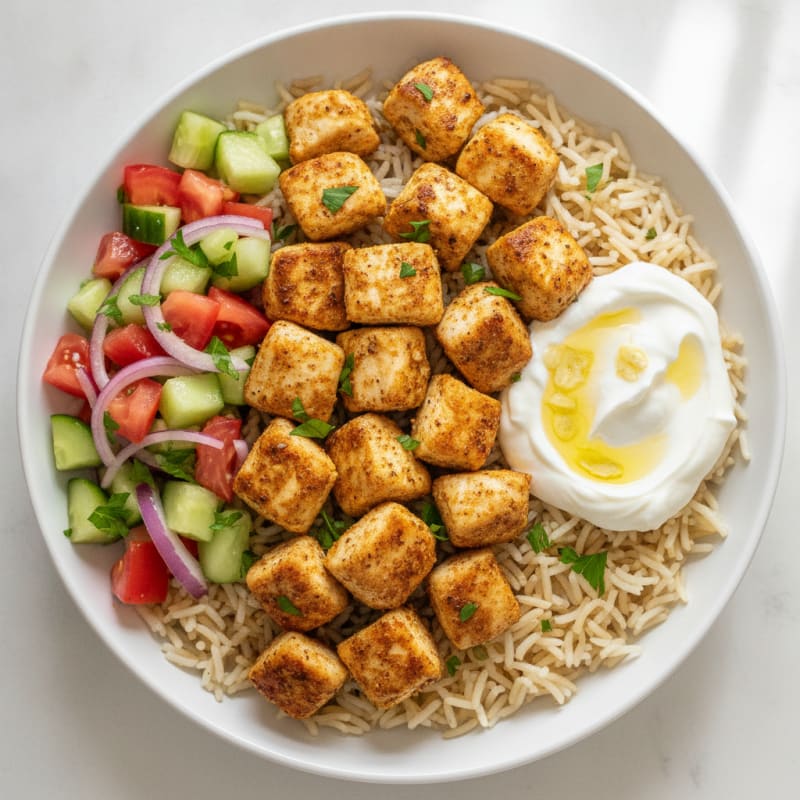 Chicken Shawarma Rice Bowl