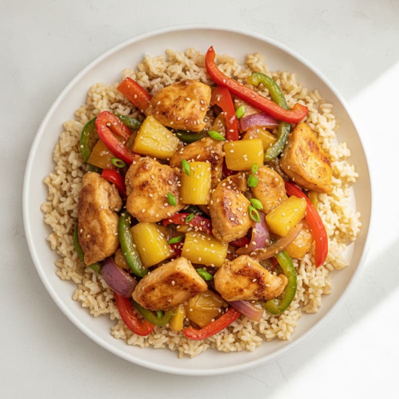 Sweet and Sour Chicken Stir-Fry
