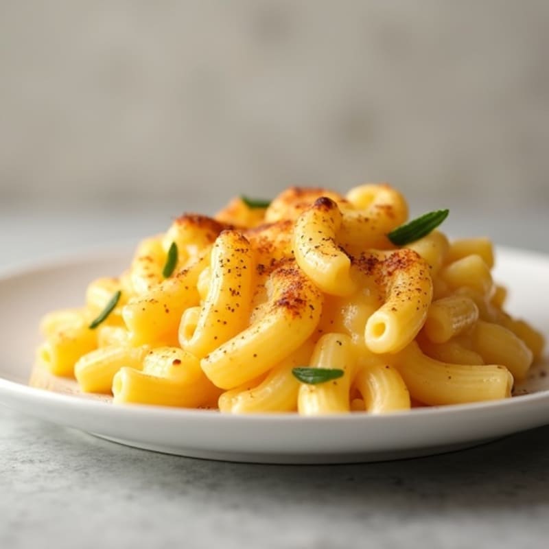 Creamy Baked High-Protein Mac and Cheese