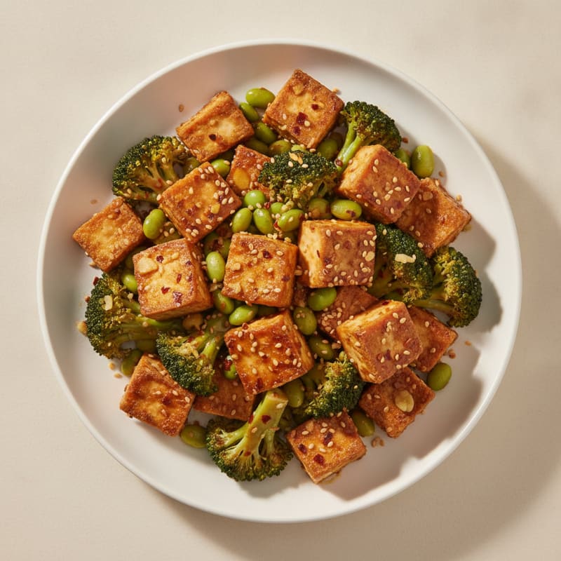 Sesame Tofu Stir-Fry