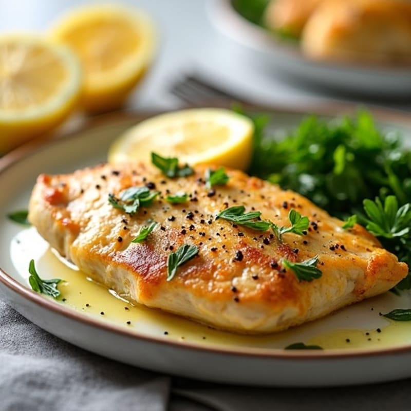 Lemon Garlic Pan-Seared Chicken with Fresh Herbs