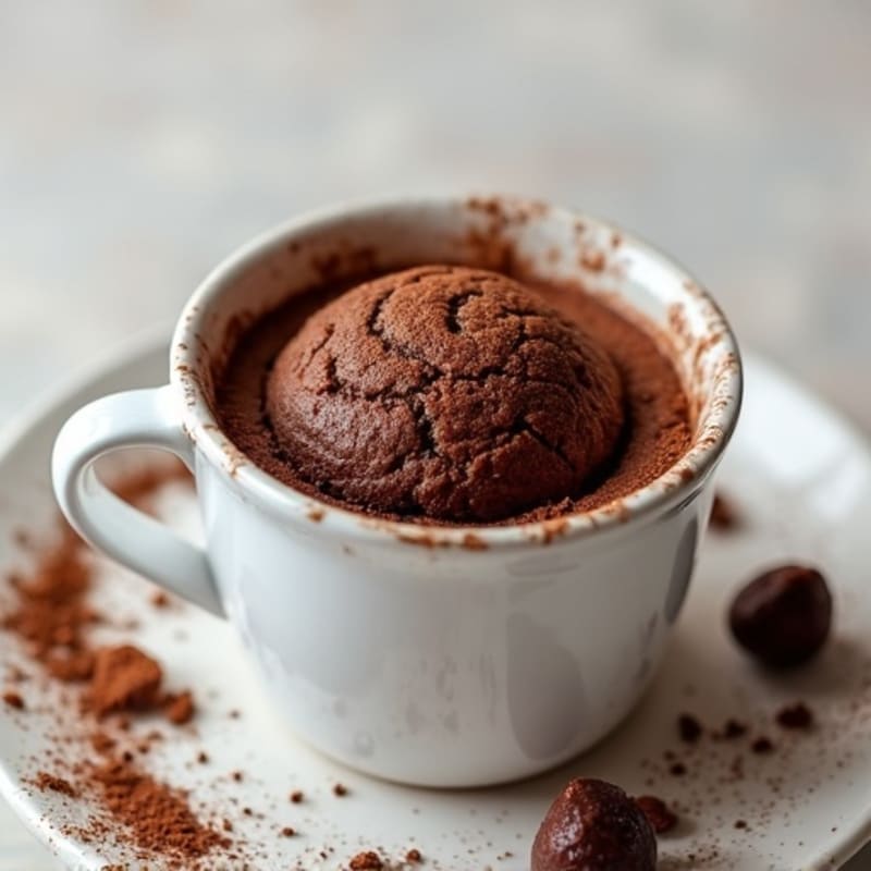 Healthy Chocolate Protein Mug Cake