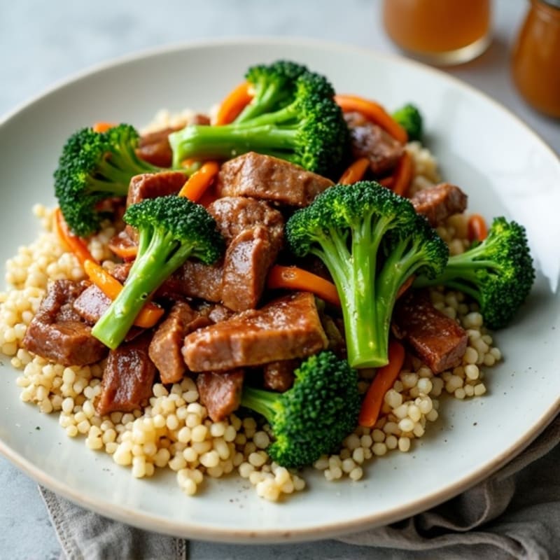 Ginger-Garlic Beef and Broccoli Stir-Fry