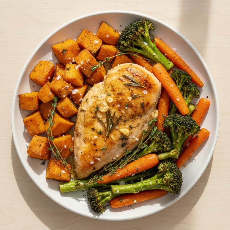 Garlic Herb Roasted Chicken