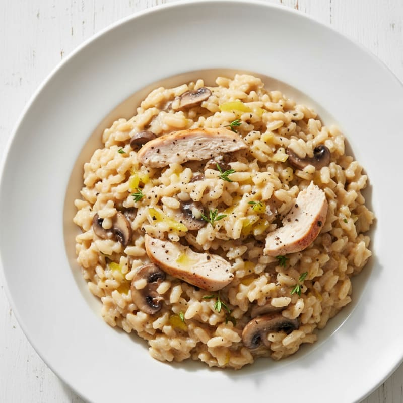 Creamy Mushroom and Parmesan Risotto